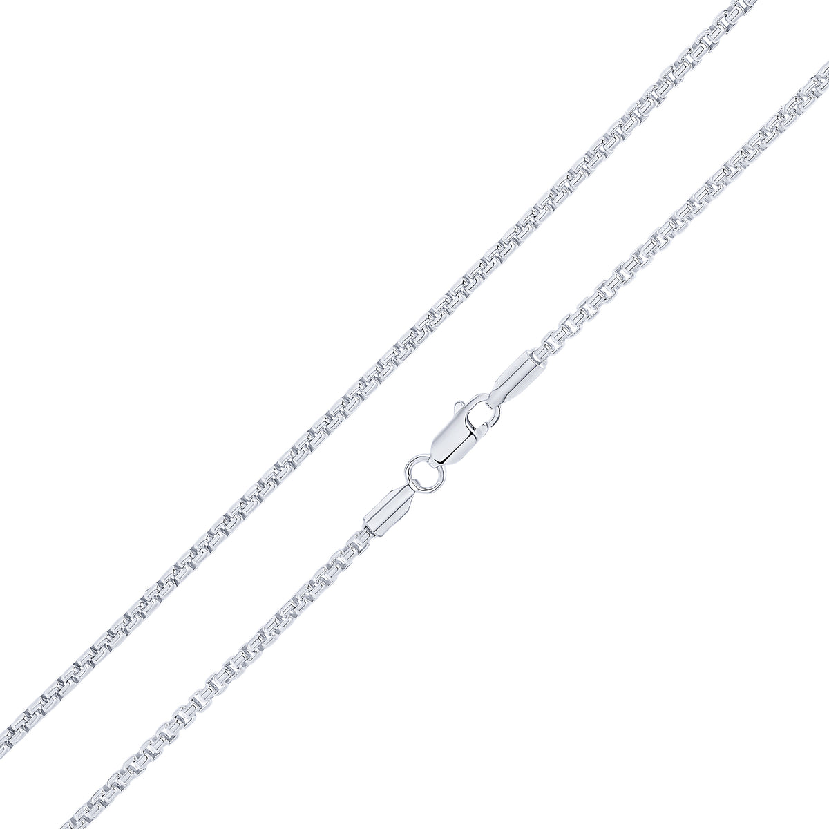 Silver Rounded Box 2.5mm Belcher Chain – Herbert Marx